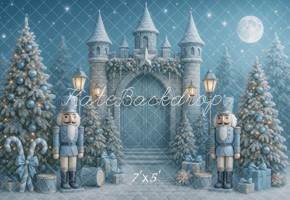 Kate Noël Casse-Noisette Sapins Château Bleu Toile de fond conçue par Ashley Paul