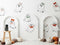 Kate Halloween Fantômes Citrouilles Arche Toile de fond conçue par Patty Roberts