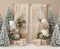 Kate Noël Hiver Sapins Bohème Toile de fond en Laine conçue par Emetselch