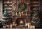 Kate Noël Cheminée Livres Cadeaux Toile de fond conçue par Emetselch - Kate Backdrop FR