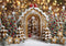 Kate Noël Arche Pain d'Épice Neige Toile de fond conçue par Mini MakeBelieve - Kate Backdrop FR