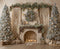 Kate Noël Cheminée Sapins Décor Toile de fond en Laine conçue par Emetselch - Kate Backdrop FR