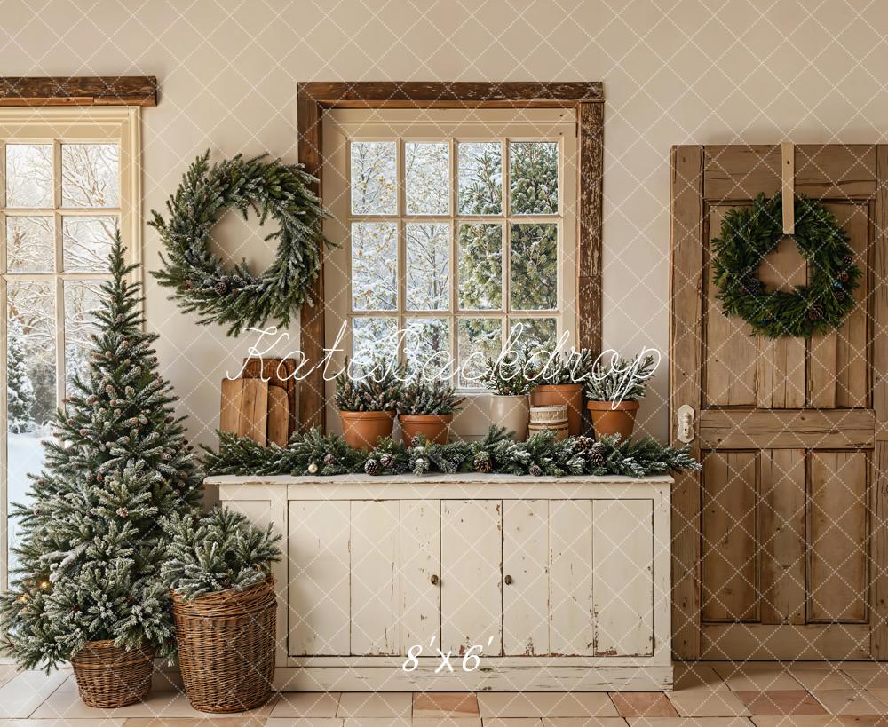 Kate Noël Intérieur Sapin Fenêtre Toile de fond conçue par Emetselch