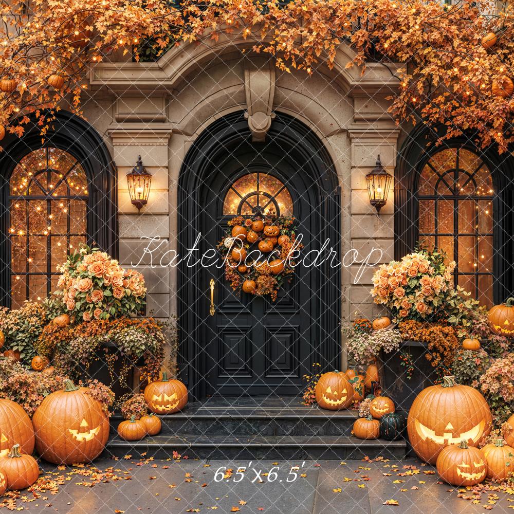 Kate Halloween Citrouilles Porte Feuilles Toile de fond conçue par Emetselch - Kate Backdrop FR