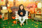Kate Halloween Automne Citrouille Voiture Toile de fond pour la photographie - Kate Backdrop FR