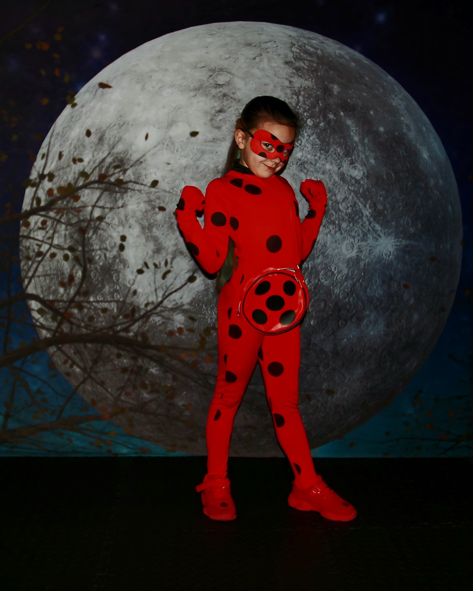 Kate Toile de fond de lune d'automne d'Halloween conçu par Candice Compton