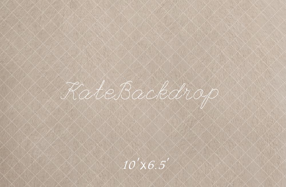 Kate Beige Carreaux Texture Toile de fond en Laine conçue par Emetselch - Kate Backdrop FR