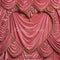 Kate Saint Valentin Rideau Coeur Drapé Toile de fond conçue par Mini MakeBelieve