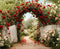 Kate Saint Valentin Arche Jardin Chemin Toile de fond en Polar conçue par Emetselch