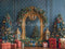 Kate Noël Sapins Miroir Lanternes Toile de fond en Laine conçue par Emetselch - Kate Backdrop FR