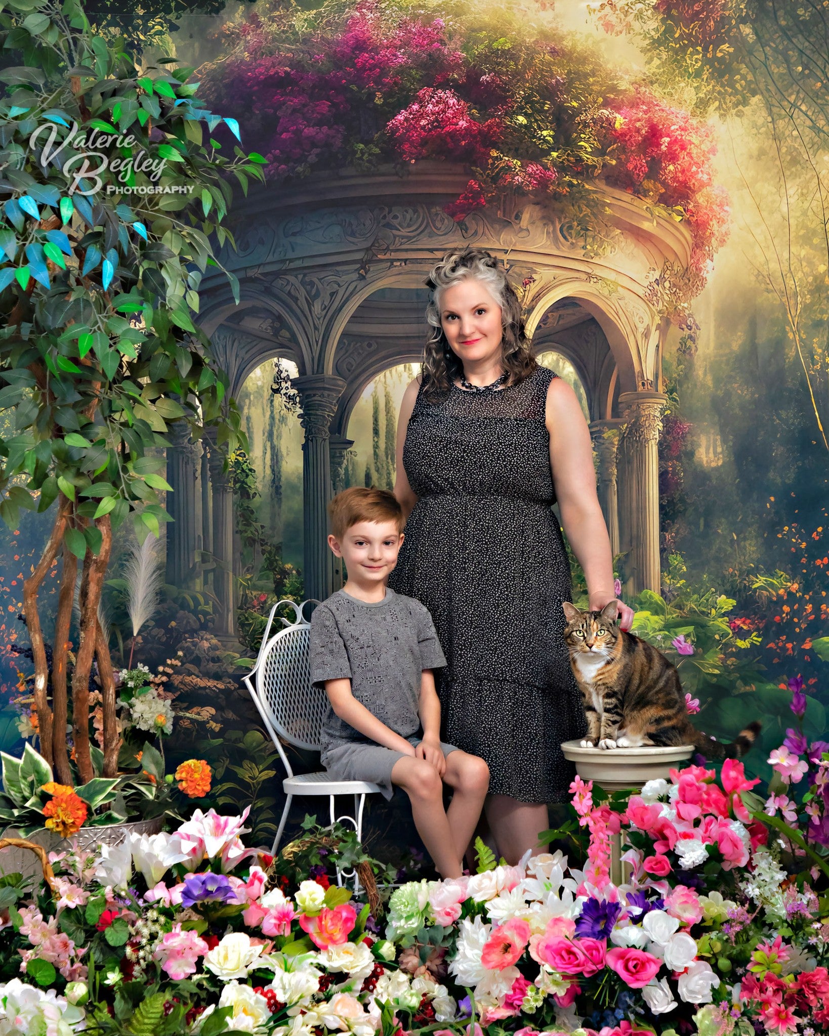 Kate Jardin fantastique Printemps Fleurs Toile de fond conçu par Candice Compton