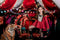Kate Cirque Rouge Lumières colorées Toile de fond conçue par Rosabell Photographie - Kate Backdrop FR