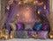 Kate Oriental Salon Violet Toile de fond en Laine conçue par Emetselch - Kate Backdrop FR