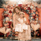 Kate Fleurs Bohème Jaune Extérieur Toile de fond conçue par Mini MakeBelieve - Kate Backdrop FR