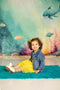 Kate Sous-marin Mer Bleu Enfant Toile de fond Conçu par Patty Robert - Kate Backdrop FR