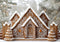 Kate Noël Maison Pain d'Épice Neige Toile de fond conçue par Mini MakeBelieve - Kate Backdrop FR