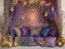 Kate Oriental Salon Lanternes Violet Toile de fond conçue par Emetselch - Kate Backdrop FR