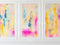 Kate Mur Rétro Art Abstrait Coloré Toile de fond conçue par Mini MakeBelieve
