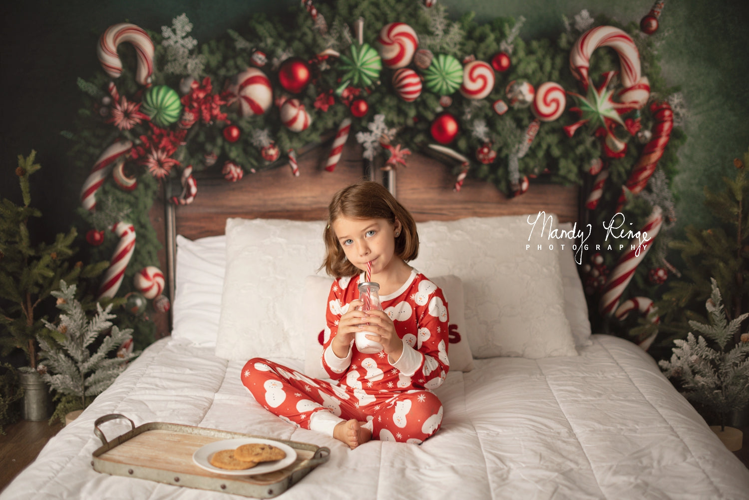 Kate Noël Bonbons Tête de lit Toile de fond conçue par Mandy Ringe Photographie