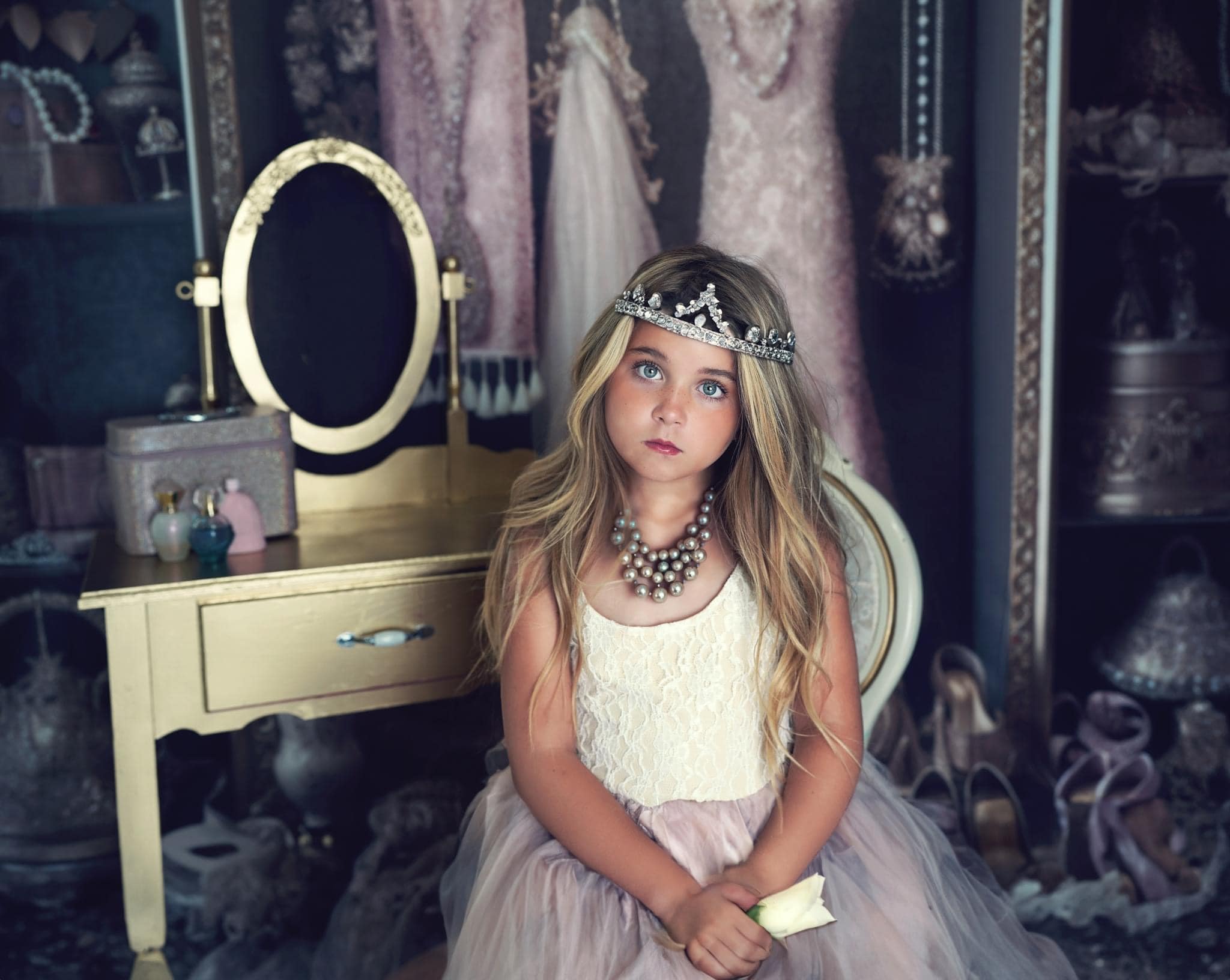 Kate Princesse S'habiller Placard Toile de fond conçue par Mandy Ringe Photographie