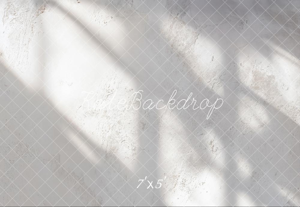 Kate Mur Blanc Texture Lumière Toile de fond conçue par Emetselch - Kate Backdrop FR