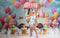 Kate Stand de glace Ballons Coloré Toile de fond pour la photographie - Kate Backdrop FR