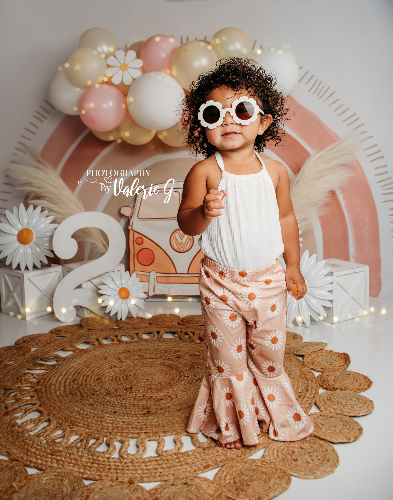 Kate Arc-en-ciel Boho Toile de fond conçue par Mandy Ringe Photographie