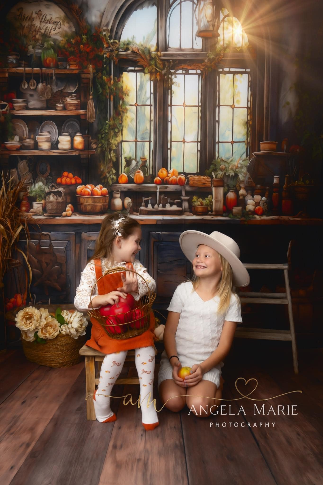 Kate Rétro Automne Cuisine peinte Toile de fond conçu par Emetselch - Kate Backdrop FR
