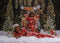 Kate Nuit Cacao chaud Arbres de Noël Toile de fond conçu par Emetselch - Kate Backdrop FR