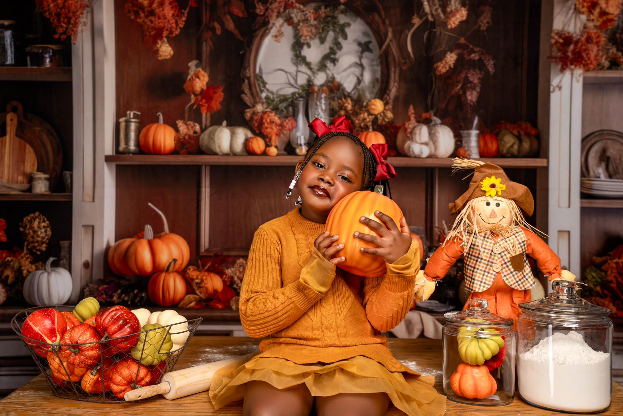 Kate Confortable Automne Cuisine Toile de fond conçue par Mandy Ringe - Kate Backdrop FR