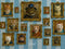 Kate Chats Aristocrates Cadres Rayures Toile de fond conçue par Mini MakeBelieve - Kate Backdrop FR