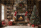 Kate Noël Cheminée Étagère à livres Cadeaux Toile de fond conçue par Emetselch - Kate Backdrop FR