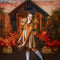 Kate Automne Ferme de citrouilles Porte Toile de fond pour la photographie - Kate Backdrop FR