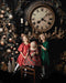 Kate Victorien Noël Horloge Toile de fond pour la photographie - Kate Backdrop FR