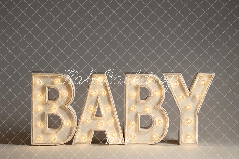 Kate Bébé Lettres Lumineuses Toile de fond en Polar conçue par Emetselch