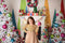 Kate Noël Cheminée Coloré Bonbons Toile de fond conçue par Mandy Ringe - Kate Backdrop FR