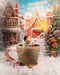 Kate Hiver Noël Ville de pain d'épice Toile de fond conçue par Chain Photographie - Kate Backdrop FR