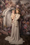 Kate Bohème Automne Arche florale Toile de fond conçue par Rose Abbas - Kate Backdrop FR