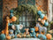 Kate Jungle Arche Animaux Ballons Toile de fond en Laine conçue par Emetselch - Kate Backdrop FR