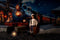 Kate Neige Nuit Train Noël Toile de fond pour la photographie - Kate Backdrop FR