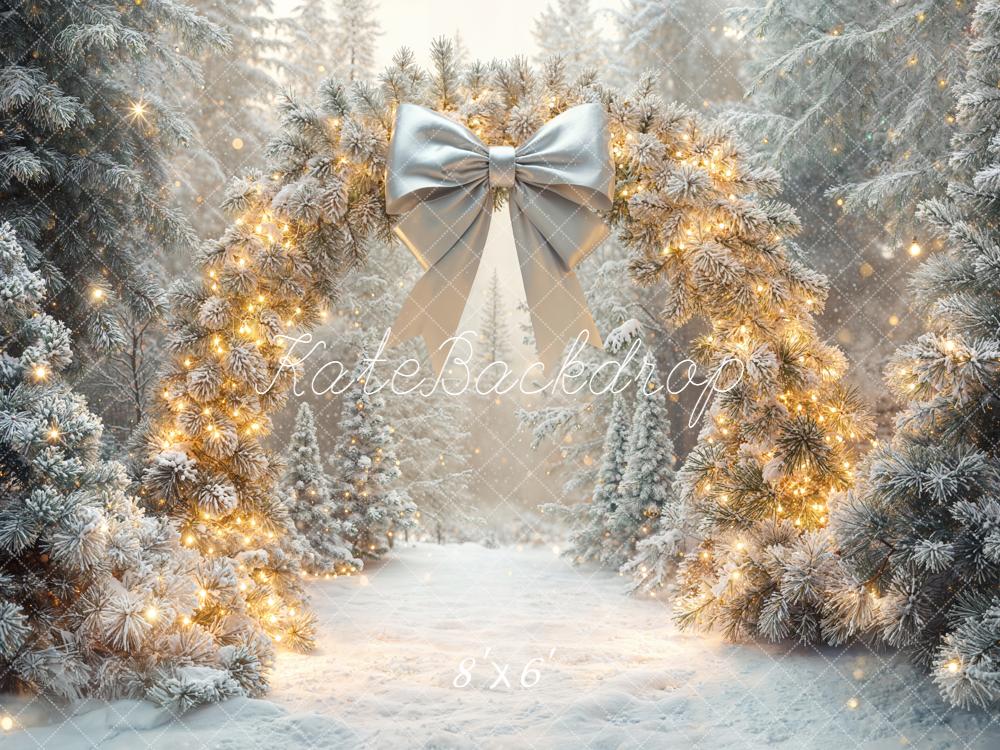 Kate Hiver Arche Guirlande Lumineuse Toile de fond conçue par Emetselch - Kate Backdrop FR