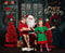 Kate Noël Vert Rétro Mur en bois Fenêtre Toile de fond conçue par Emetselch - Kate Backdrop FR