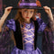 Kate Halloween Noir et Violet Sorcière Robe pour Enfants - Kate Backdrop FR