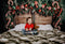 Kate Noël Bonbons Tête de lit Toile de fond en Laine conçue par Mandy Ringe - Kate Backdrop FR