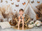 Kate Automne Papillons Tipi Citrouilles Toile de fond conçue par Emetselch