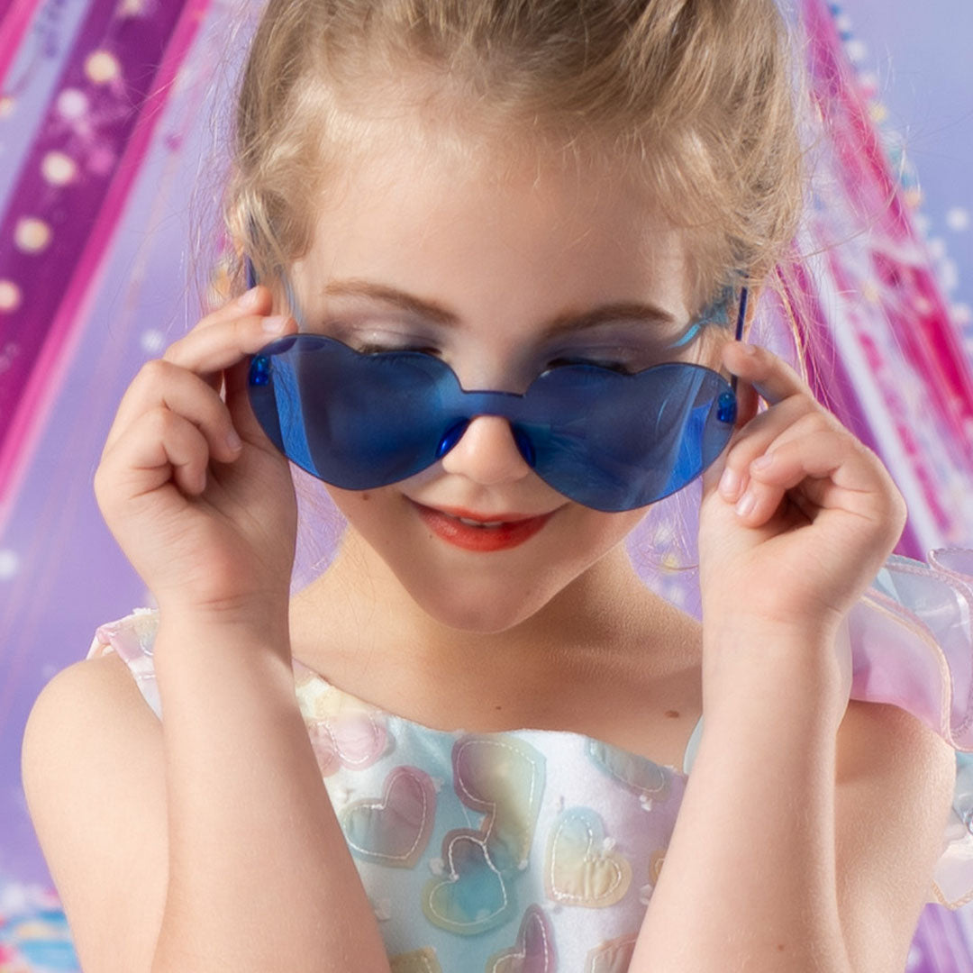 Kate Anniversaire Coloré Princesse Robe pour Enfants avec Lunettes - Kate Backdrop FR