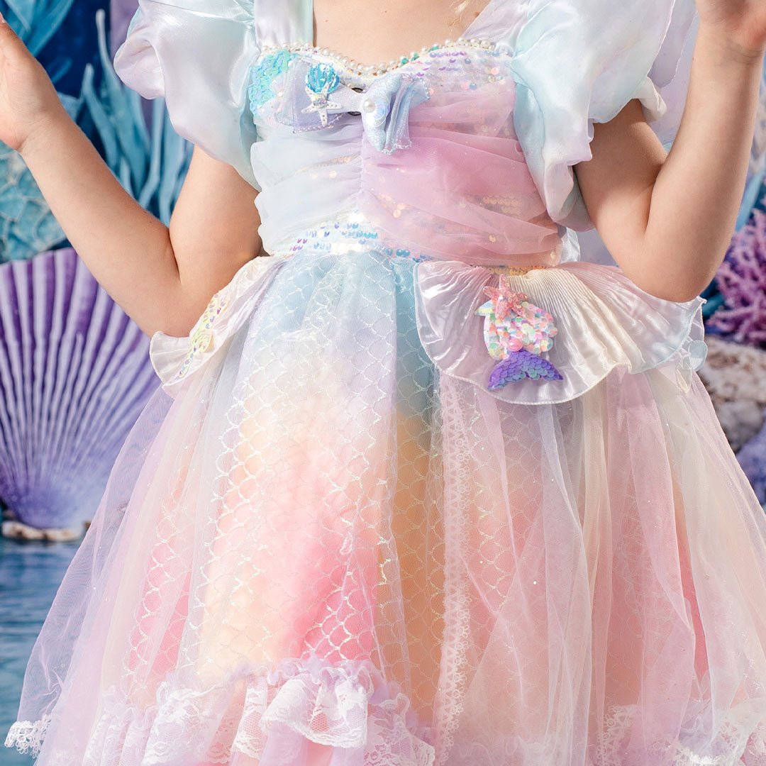 Kate Coloré Sirène Princesse Robe pour Enfants - Kate Backdrop FR