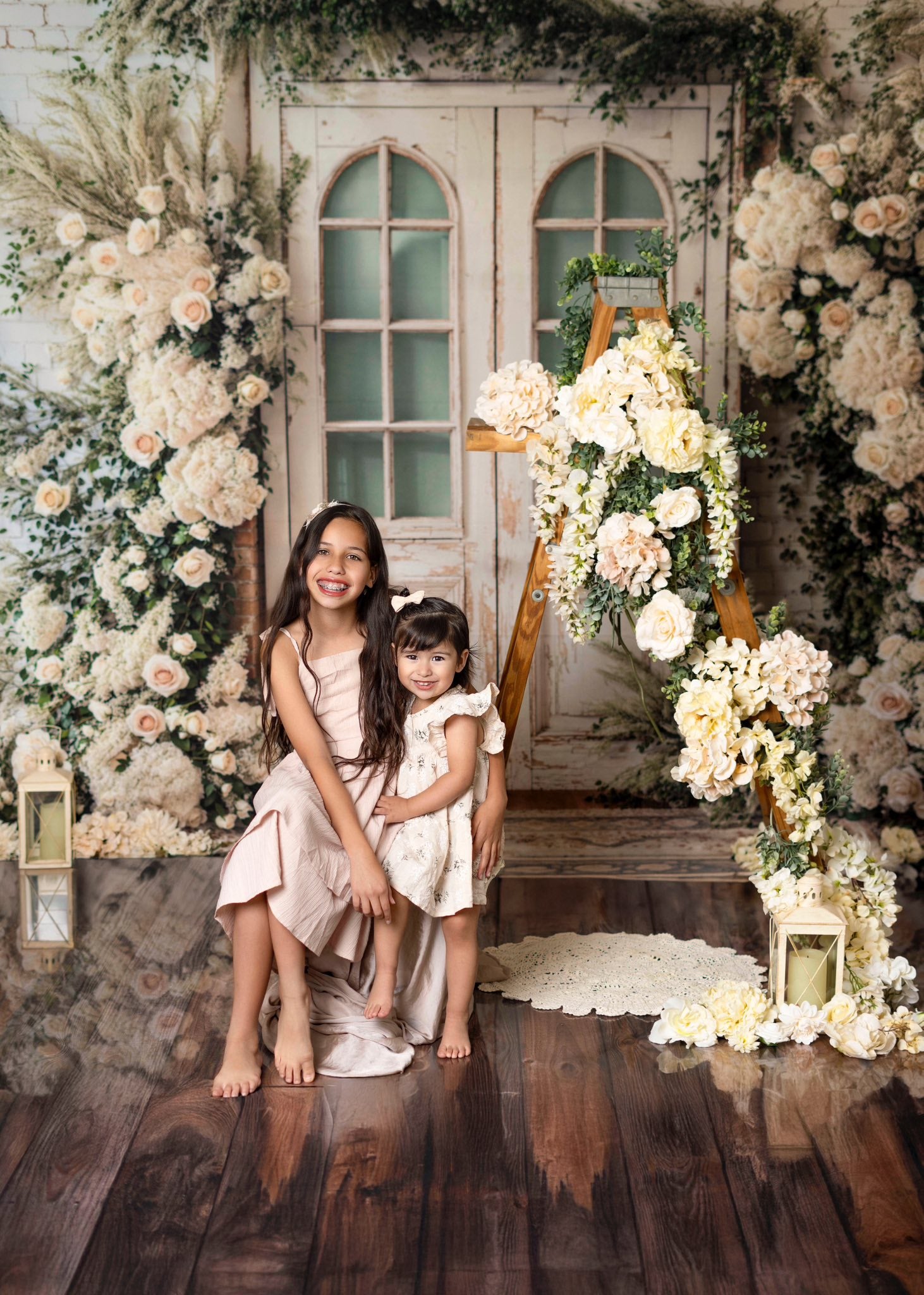Kate Printemps Mariage Fleurs Porte Toile de fond conçue par Emetselch - Kate Backdrop FR