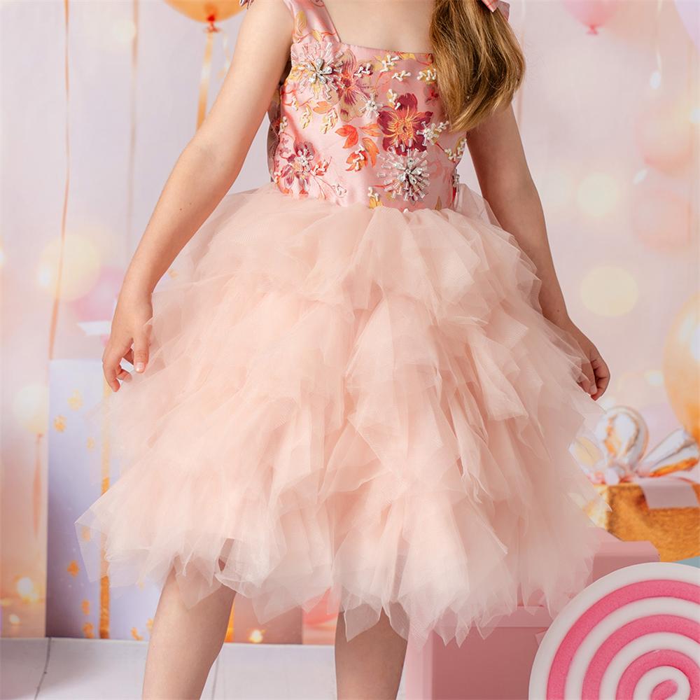 Kate Princesse Rose Floral Robe pour Enfants - Kate Backdrop FR