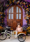 Kate Printemps Fleurs Violet Porte Arche Toile de fond conçue par Emetselch - Kate Backdrop FR